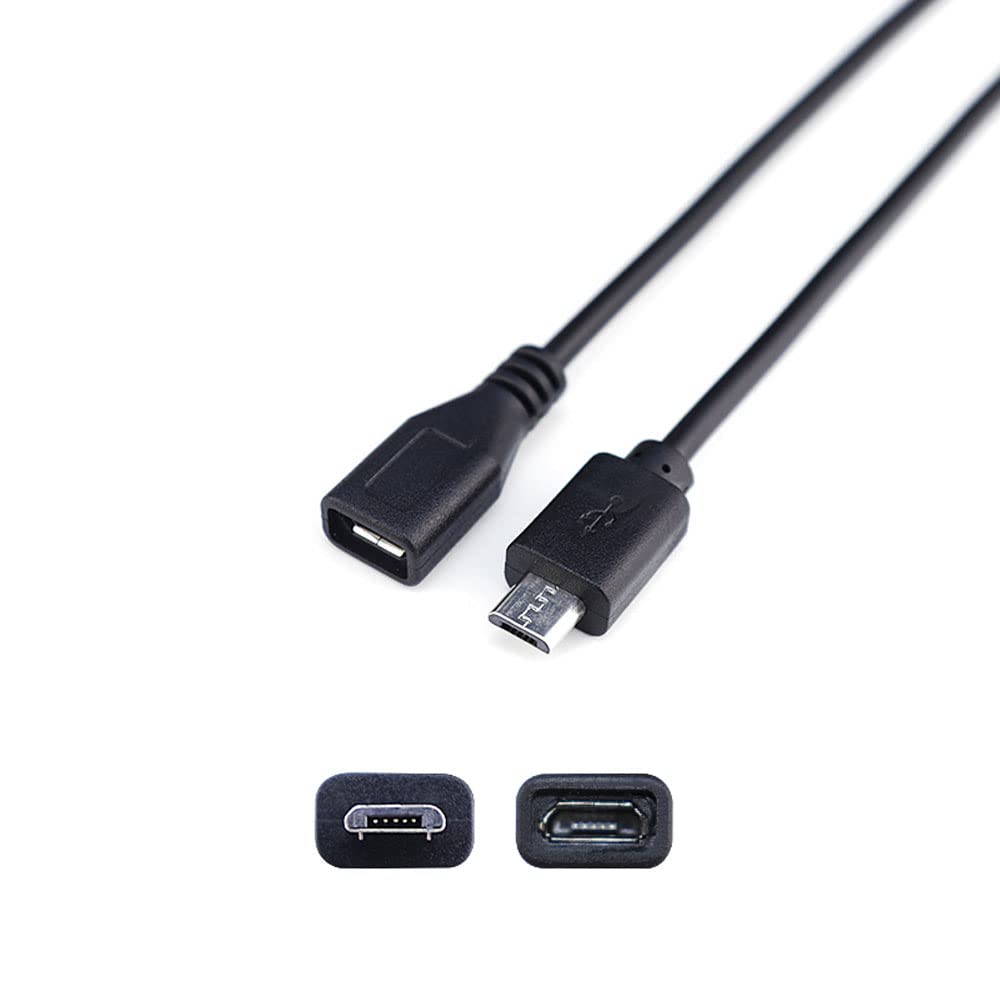 Amazon.co.jp: 2/4 Pin Micro USBオス/メス電源ケーブル純銅Micro USB